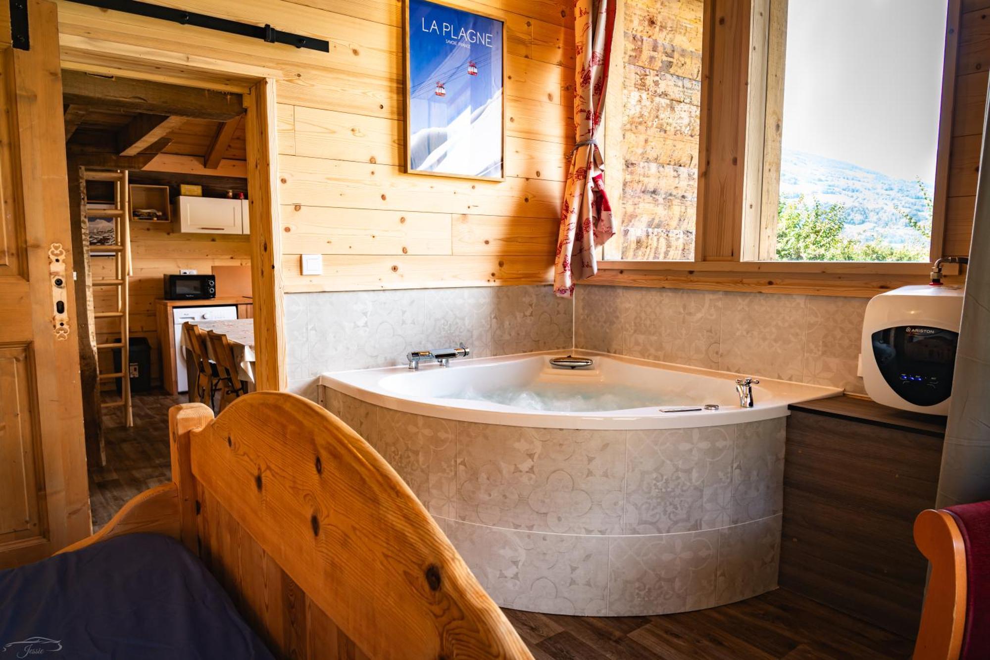 Chalet Balneo Billard La Plagne Savoie Vue Top Exterior photo