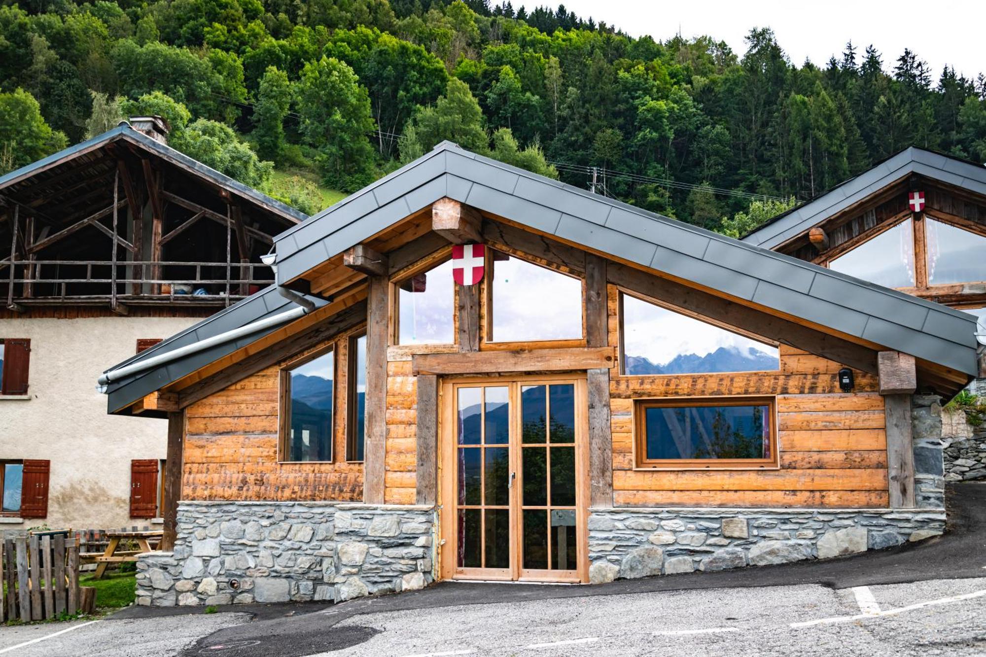Chalet Balneo Billard La Plagne Savoie Vue Top Exterior photo