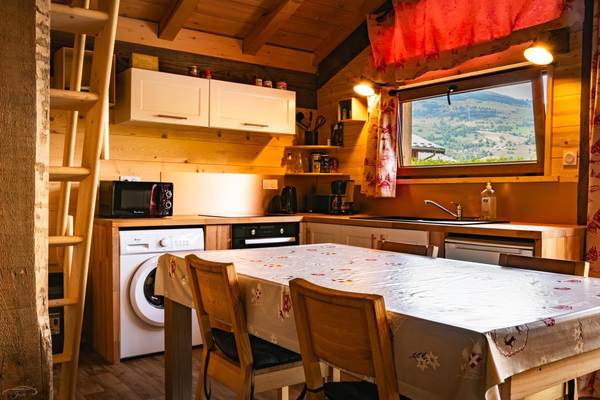 Chalet Balneo Billard La Plagne Savoie Vue Top Exterior photo